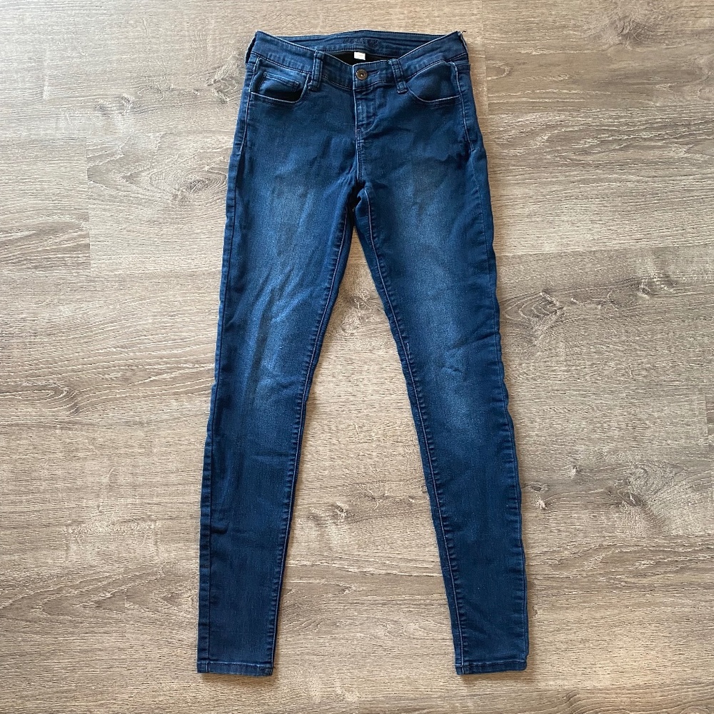 Decree Dark Blue Skinny Jeans